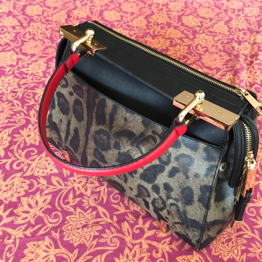 All season vegan leather handbag